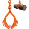 imageVEVOR Log Lifting Tongs 36in 4 Serrated Claw Hook Log Tongs Heavy Duty Steel Swivel Dragging Tongs 3300LBS Log Grapple with Handles Lumber Log Skidding Tongs for Tractors Trucks Forklifts ATVs4 Serrated Claw