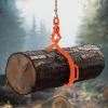 imageVEVOR Log Lifting Tongs 36in 4 Serrated Claw Hook Log Tongs Heavy Duty Steel Swivel Dragging Tongs 3300LBS Log Grapple with Handles Lumber Log Skidding Tongs for Tractors Trucks Forklifts ATVs2 Serrated Claw