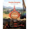 imageVEVOR Log Lifting Tongs 36in 4 Serrated Claw Hook Log Tongs Heavy Duty Steel Swivel Dragging Tongs 3300LBS Log Grapple with Handles Lumber Log Skidding Tongs for Tractors Trucks Forklifts ATVs2 Serrated Claw