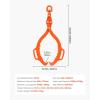 imageVEVOR Log Lifting Tongs 36in 4 Serrated Claw Hook Log Tongs Heavy Duty Steel Swivel Dragging Tongs 3300LBS Log Grapple with Handles Lumber Log Skidding Tongs for Tractors Trucks Forklifts ATVs2 Serrated Claw