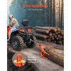 imageVEVOR Log Lifting Tongs 36in 4 Serrated Claw Hook Log Tongs Heavy Duty Steel Swivel Dragging Tongs 3300LBS Log Grapple with Handles Lumber Log Skidding Tongs for Tractors Trucks Forklifts ATVs4 Serrated Claw