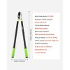 imageVEVOR Loppers for Tree Trimming 32 inch Garden Anvil Trimmer with Compound Action Sharp Steel Blade Heavy Duty Tree Branch Cutter Up to 2 inch Dia Cut Capacity Ergonomically Designed Handles