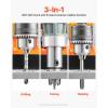 imageVEVOR Magnetic Drill 1450W Motor 16 in Boring Diameter 2810 lbf Portable Electric Mag Drill Press with 2 Coring Bits Variable Speed Drilling Machine for Metal Surface Home Improvement IndustryW 157 2pcs  Tapping NEW