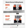 imageVEVOR Magnetic Drill 1450W Motor 16 in Boring Diameter 2810 lbf Portable Electric Mag Drill Press with 2 Coring Bits Variable Speed Drilling Machine for Metal Surface Home Improvement IndustryW 2  NEW