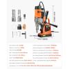 imageVEVOR Magnetic Drill 1450W Motor 16 in Boring Diameter 2810 lbf Portable Electric Mag Drill Press with 2 Coring Bits Variable Speed Drilling Machine for Metal Surface Home Improvement IndustryW 157 2pcs  Tapping NEW
