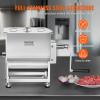 imageVEVOR Manual Meat Mixer 15 Pound Capacity Tank Meat Processing Equipment Stainless Steel Meat Mixer Sausage Mixer Machine with Lid and Handle Ground Beef Hand Mixer SilverBX20