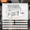 imageVEVOR Manual Meat Mixer 15 Pound Capacity Tank Meat Processing Equipment Stainless Steel Meat Mixer Sausage Mixer Machine with Lid and Handle Ground Beef Hand Mixer SilverBX40
