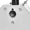 imageVEVOR Manual Meat Mixer 15 Pound Capacity Tank Meat Processing Equipment Stainless Steel Meat Mixer Sausage Mixer Machine with Lid and Handle Ground Beef Hand Mixer SilverCT8