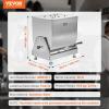 imageVEVOR Manual Meat Mixer 15 Pound Capacity Tank Meat Processing Equipment Stainless Steel Meat Mixer Sausage Mixer Machine with Lid and Handle Ground Beef Hand Mixer SilverBX30T