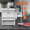 imageVEVOR Manual Meat Mixer 15 Pound Capacity Tank Meat Processing Equipment Stainless Steel Meat Mixer Sausage Mixer Machine with Lid and Handle Ground Beef Hand Mixer SilverBX10