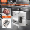 imageVEVOR Manual Meat Mixer 15 Pound Capacity Tank Meat Processing Equipment Stainless Steel Meat Mixer Sausage Mixer Machine with Lid and Handle Ground Beef Hand Mixer SilverBX40T