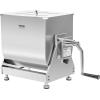 imageVEVOR Manual Meat Mixer 15 Pound Capacity Tank Meat Processing Equipment Stainless Steel Meat Mixer Sausage Mixer Machine with Lid and Handle Ground Beef Hand Mixer SilverBX40T