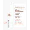 imageVEVOR Manual Pole Saw 38727 ft Extendable Pole Tree Pruner with Scissors Sharp 65Mn Steel Blade Lightweight Fiberglass Handle Pole for High Branch Trimming Pruning Tool for Palms and ShrubsTree Pruner with Scissors