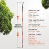 imageVEVOR Manual Pole Saw 7327 ft Extendable Tree Pruner Sharp Steel Blade and Scissors High Branches Trimming Branch Trimmer with Lightweight 8 Fiberglass Handles for Pruning Palms and Shrubs7327 ft with Scissors