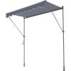 imageVEVOR Manual Retractable Awning 78quot Outdoor Retractable Patio Awning Sunshade Shelter Adjustable Patio Door Window Awning Canopy with 39quot Sun Shade Curtain for Backyard Garden Balcony Dark Gray118 47
