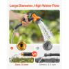 imageVEVOR Metal Garden Hose 200 ft Heavy Duty Stainless Steel Water Hose with 10Function Nozzle NoKink ampamp Flexible Outdoor Garden Hose RustProof Lightweight Hose for Yard RV Car Wash200 ft with 10 Function Spray Nozzle