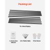 imageVEVOR Metal Landscape Edging 8 Packs 72 in RustResistant Aluminum Alloy Landscape Edging Bendable Garden Edging Border Heavy Duty Lawn Edging Fence for Flower Bed Yard Pathway10 Packs 60 in