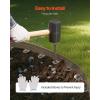imageVEVOR Metal Landscape Edging 8 Packs 72 in RustResistant Aluminum Alloy Landscape Edging Bendable Garden Edging Border Heavy Duty Lawn Edging Fence for Flower Bed Yard Pathway10 Packs 60 in
