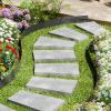 imageVEVOR Metal Landscape Edging 8 Packs 72 in RustResistant Aluminum Alloy Landscape Edging Bendable Garden Edging Border Heavy Duty Lawn Edging Fence for Flower Bed Yard Pathway10 Packs 60 in