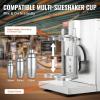 imageVEVOR Milk Tea Shaker Electric Milk Tea Maker Machine 0180s Adjustable Milk Tea Shake Mixer Machine with 750ML Stainless Steels Cup for Bubble Tea Boba Tea Juice Coffee Milk WineDouble 750ML