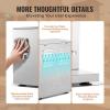 imageVEVOR Milk Tea Shaker Electric Milk Tea Maker Machine 0180s Adjustable Milk Tea Shake Mixer Machine with 750ML Stainless Steels Cup for Bubble Tea Boba Tea Juice Coffee Milk WineDouble 1000ML