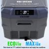 imageVEVOR NLS45 12 Volt Car Refrigerator Fridge 32 L Dual Zone Portable Freezer 468 Adjustable Range 1224V DC and 100240V AC Compressor Cooler for Outdoor Camping RV Bule and greyDual Zone 338QT