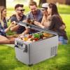 imageVEVOR NLS45 12 Volt Car Refrigerator Fridge 32 L Dual Zone Portable Freezer 468 Adjustable Range 1224V DC and 100240V AC Compressor Cooler for Outdoor Camping RV Bule and greySingle Zone 37QT
