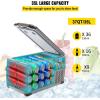 imageVEVOR NLS45 12 Volt Car Refrigerator Fridge 32 L Dual Zone Portable Freezer 468 Adjustable Range 1224V DC and 100240V AC Compressor Cooler for Outdoor Camping RV Bule and greySingle Zone 37QT