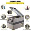 imageVEVOR NLS45 12 Volt Car Refrigerator Fridge 32 L Dual Zone Portable Freezer 468 Adjustable Range 1224V DC and 100240V AC Compressor Cooler for Outdoor Camping RV Bule and greySingle Zone 48QT