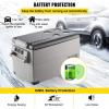imageVEVOR NLS45 12 Volt Car Refrigerator Fridge 32 L Dual Zone Portable Freezer 468 Adjustable Range 1224V DC and 100240V AC Compressor Cooler for Outdoor Camping RV Bule and greySingle Zone 37QT