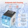 imageVEVOR Nugget Ice Maker 33lbs24H Pebble Ice Maker with Self Cleaning Chewable Ice Maker with Ice Scoop ampamp Drip Tray Stainless Steel Ice Machine with Convenient Ice Transfer for Home Kitchen Office