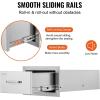 imageVEVOR Outdoor Kitchen Trash Drawer 197quotW x 29quotH x 157quotD Inch Outdoor Kitchen Drawers Stainless Steel for Outdoor BBQ Island KitchenAccess Drawer