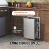 imageVEVOR Outdoor Kitchen Trash Drawer 197quotW x 29quotH x 157quotD Inch Outdoor Kitchen Drawers Stainless Steel for Outdoor BBQ Island KitchenBin