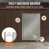 imageVEVOR Outdoor Kitchen Trash Drawer 197quotW x 29quotH x 157quotD Inch Outdoor Kitchen Drawers Stainless Steel for Outdoor BBQ Island KitchenBin