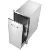imageVEVOR Outdoor Kitchen Trash Drawer 197quotW x 29quotH x 157quotD Inch Outdoor Kitchen Drawers Stainless Steel for Outdoor BBQ Island KitchenBin