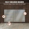 imageVEVOR Outdoor Kitchen Trash Drawer 197quotW x 29quotH x 157quotD Inch Outdoor Kitchen Drawers Stainless Steel for Outdoor BBQ Island KitchenDrawer and Door Combo