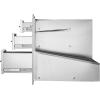 imageVEVOR Outdoor Kitchen Trash Drawer 197quotW x 29quotH x 157quotD Inch Outdoor Kitchen Drawers Stainless Steel for Outdoor BBQ Island KitchenDrawer and Door Combo