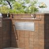 imageVEVOR Outdoor Kitchen Trash Drawer 197quotW x 29quotH x 157quotD Inch Outdoor Kitchen Drawers Stainless Steel for Outdoor BBQ Island KitchenHorizontal