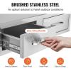 imageVEVOR Outdoor Kitchen Trash Drawer 197quotW x 29quotH x 157quotD Inch Outdoor Kitchen Drawers Stainless Steel for Outdoor BBQ Island KitchenHorizontal