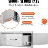 imageVEVOR Outdoor Kitchen Trash Drawer 197quotW x 29quotH x 157quotD Inch Outdoor Kitchen Drawers Stainless Steel for Outdoor BBQ Island KitchenHorizontal