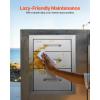 imageVEVOR Outdoor Kitchen Trash Drawer 197quotW x 29quotH x 157quotD Inch Outdoor Kitchen Drawers Stainless Steel for Outdoor BBQ Island KitchenTriple Access Drawer