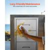 imageVEVOR Outdoor Kitchen Trash Drawer 197quotW x 29quotH x 157quotD Inch Outdoor Kitchen Drawers Stainless Steel for Outdoor BBQ Island KitchenVertical
