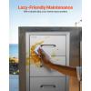 imageVEVOR Outdoor Kitchen Trash Drawer 197quotW x 29quotH x 157quotD Inch Outdoor Kitchen Drawers Stainless Steel for Outdoor BBQ Island KitchenVertical
