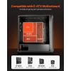 imageVEVOR PC Gaming Case MidTower Computer Case with HighAirflow Tempered Glass Panel Dust Filter 2 x 120 mm Fans Cable Management for GPU up to 360 mm in Length Compatible with ATXMATXITXFullTower