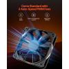 imageVEVOR PC Gaming Case MidTower Computer Case with HighAirflow Tempered Glass Panel Dust Filter 2 x 120 mm Fans Cable Management for GPU up to 360 mm in Length Compatible with ATXMATXITXFullTower