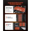 imageVEVOR PC Gaming Case MidTower Computer Case with HighAirflow Tempered Glass Panel Dust Filter 2 x 120 mm Fans Cable Management for GPU up to 360 mm in Length Compatible with ATXMATXITXFullTower