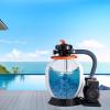 imageVEVOR Pool Filter Balls for Sand Filter 4 lbs Filter Balls Replace Pool Filter Sand Reusable Blue Polyester Fiber Filter Media with Wash Bag for Swimming Pool Aquarium Tank Above Ground PoolBlue
