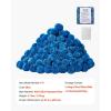 imageVEVOR Pool Filter Balls for Sand Filter 4 lbs Filter Balls Replace Pool Filter Sand Reusable Blue Polyester Fiber Filter Media with Wash Bag for Swimming Pool Aquarium Tank Above Ground PoolBlue