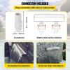 imageVEVOR Pool Fountain Stainless Steel Pool Waterfall Spillway with Pipe Connector Rectangular Garden Outdoor 591quot59in