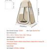 imageVEVOR Pop up Sports Tent 8 Sizes Optional Clear Bubble Tent for 16 Person Waterproof Outdoor Pod with Floor Mat ampamp Top Cover Garden Igloo Dome Tents Camping Shelter for Sports WatchingBeige  Clear Sports Tent Pop Up Tent